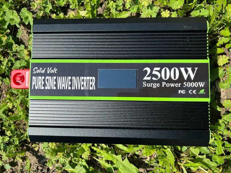 Invertor sinus pur 2500W/5000W cu telecomanda, 12V – 220V, 24V – 220V