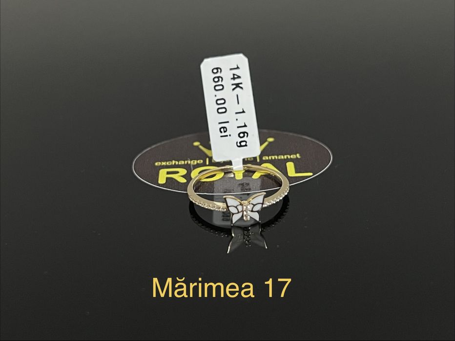 Bijuteria Royal CB : Inel dama aur nou 14k 1,16gr