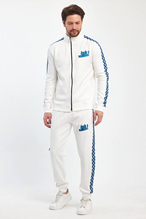 Trening Louis Vuitton – Alb cu Turcoaz | Calitate Premium