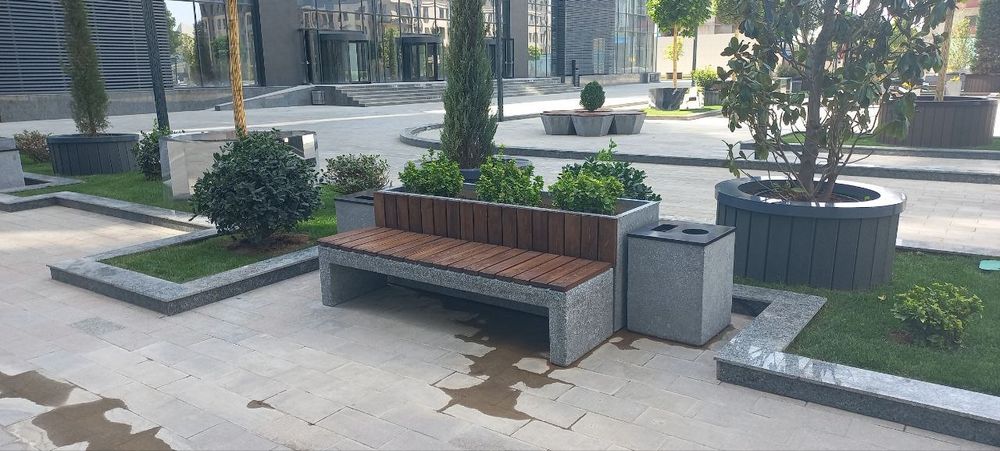 Скамейка урна вазон кашпо skameyka  urna guldon