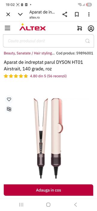 Aparat de indreptat parul Dayson