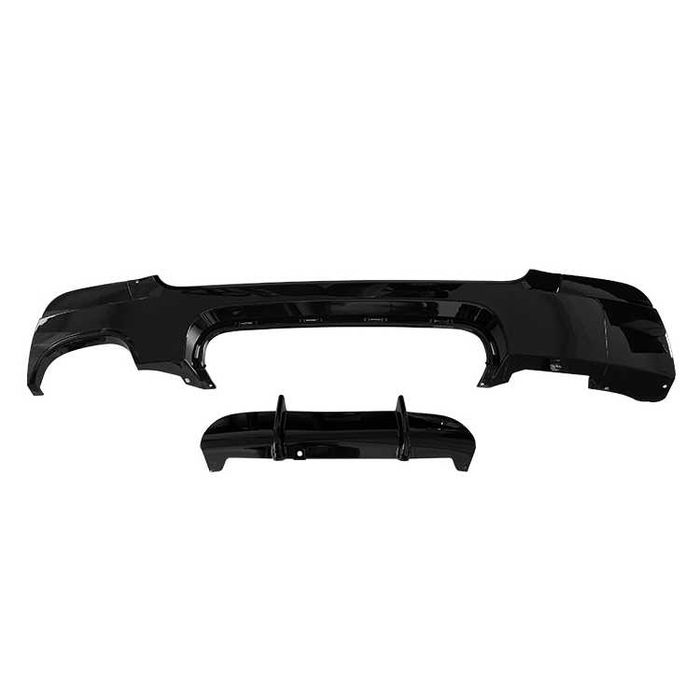 M Performance Заден Дифузьор за BMW E92 E93 с един двоен отвор