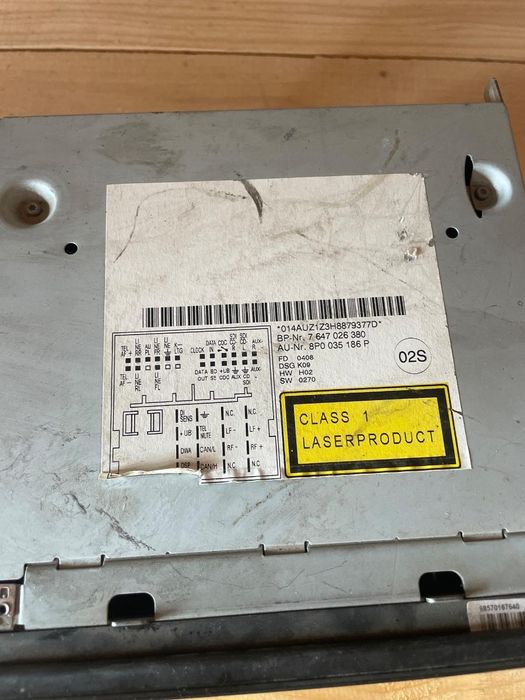 Cd/Dvd Harti Navigatie Audi A3 8P0 035 186P