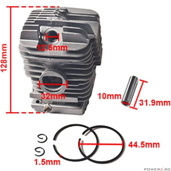 Set motor, kit cilindru complet compatibil cu Stihl MS 290, 029, 46