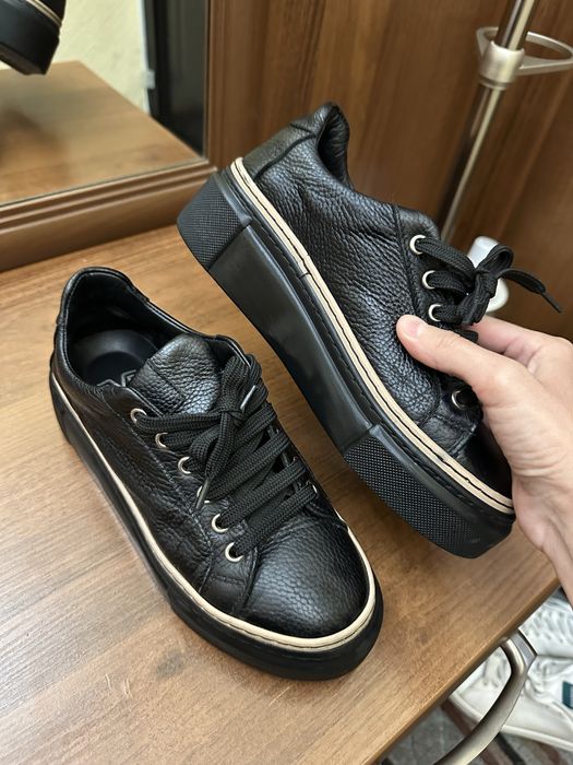 Осенний обувь натуральная кожа