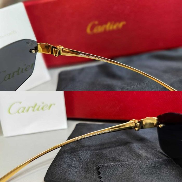 Слънчеви очила Cartier CT0474S GOLD