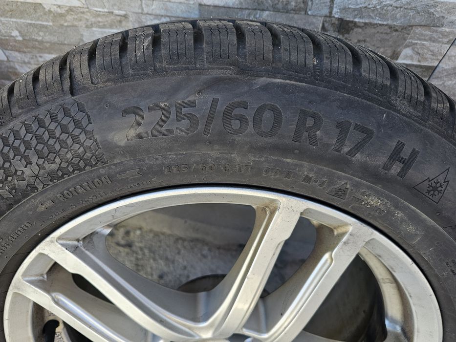 Лети джанти DEZENT 17" със зимни гуми Continental