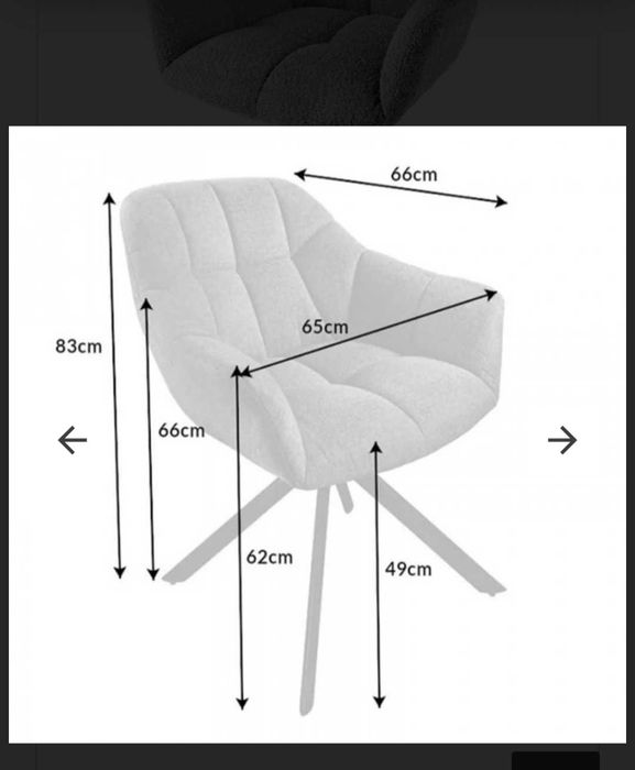 Scaune dinning rotative tapițate