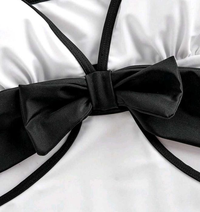 Costum alb de baie intreg dama marimea S