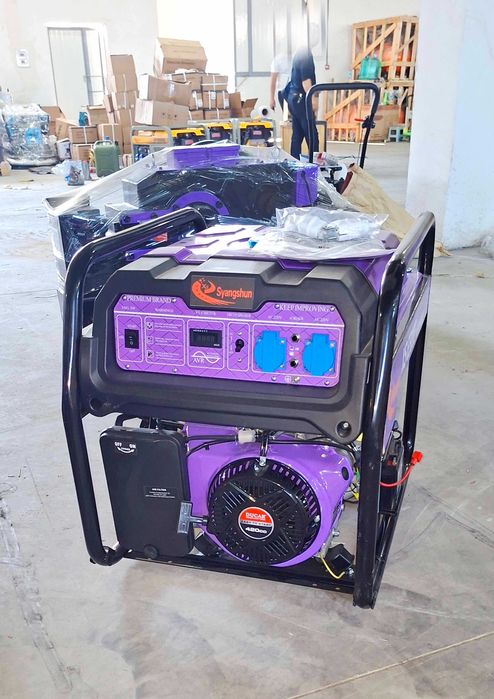 Бензиновый генератор со стартером XS6500E 5 кВт 12ой кафолат  (движок)