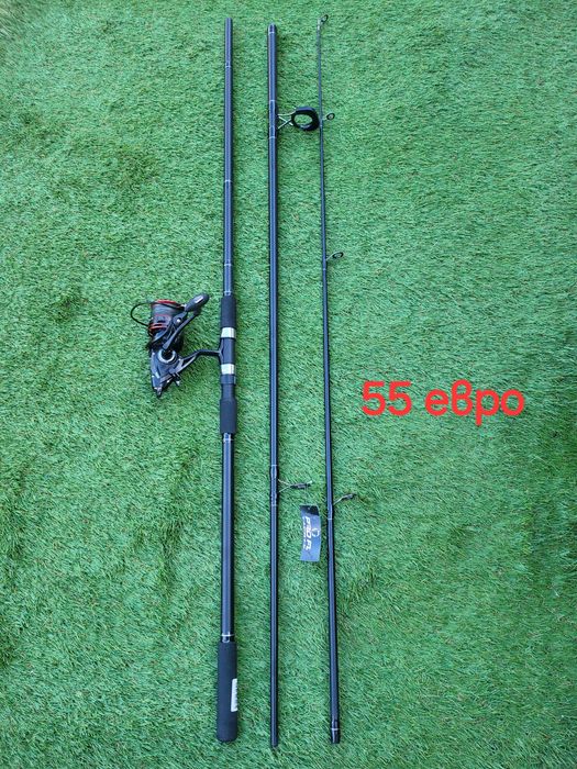 Шаранджийски комплект FL-въдица +макара