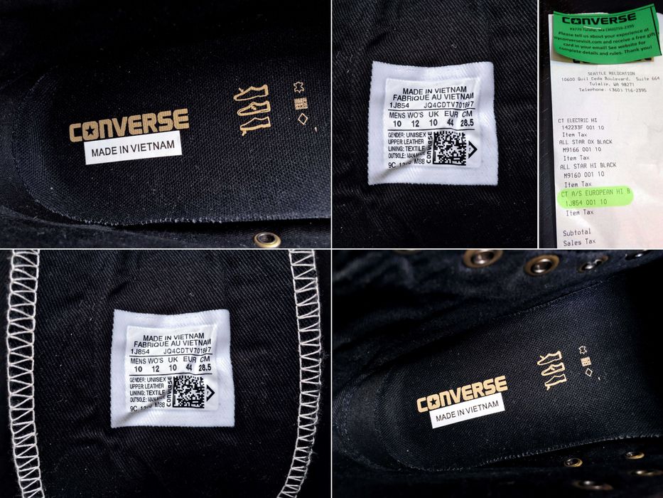 DEADSTOCK CONVERSE® Chuck Taylor A/S EUROPEAN Leather — 10 D (28.5)