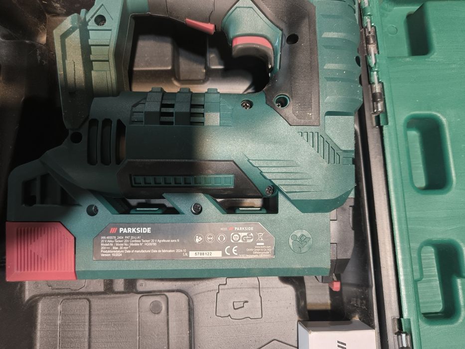 Capsator parkside 20v