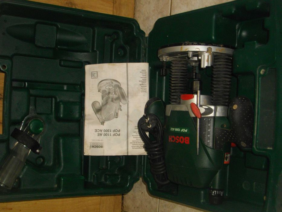 1300W-Bosch POF/1050W Top Craft Оберфреза Дърводелска Почти Нови/Отлич