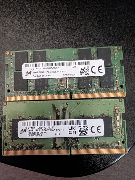 Okazie ‼️Memorie Laptop Micron 16GB ddr4 single channel la 3200mhz !