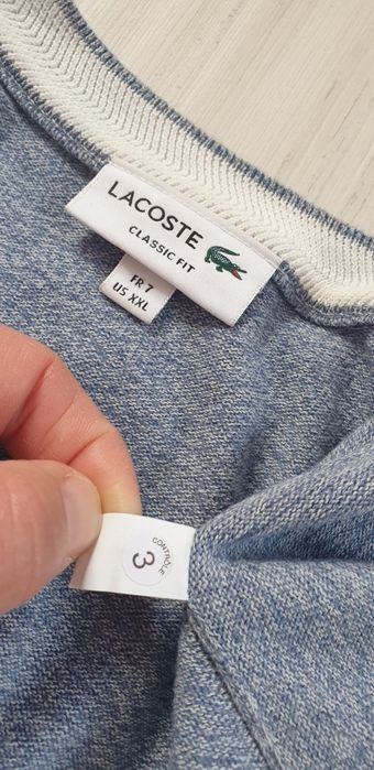 Lacoste Cotton / Knit  7 - 2XL НОВО! ОРИГИНАЛ! Мъжки Памучен Пуловер!