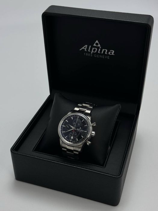 Швейцарские часы фирмы Alpina хронограф
