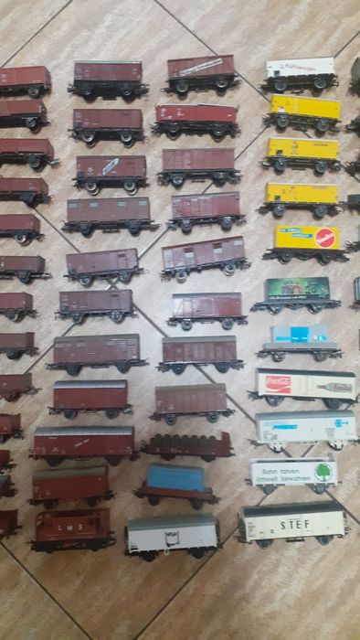 Vagoane marfa trenulet electric scara HO