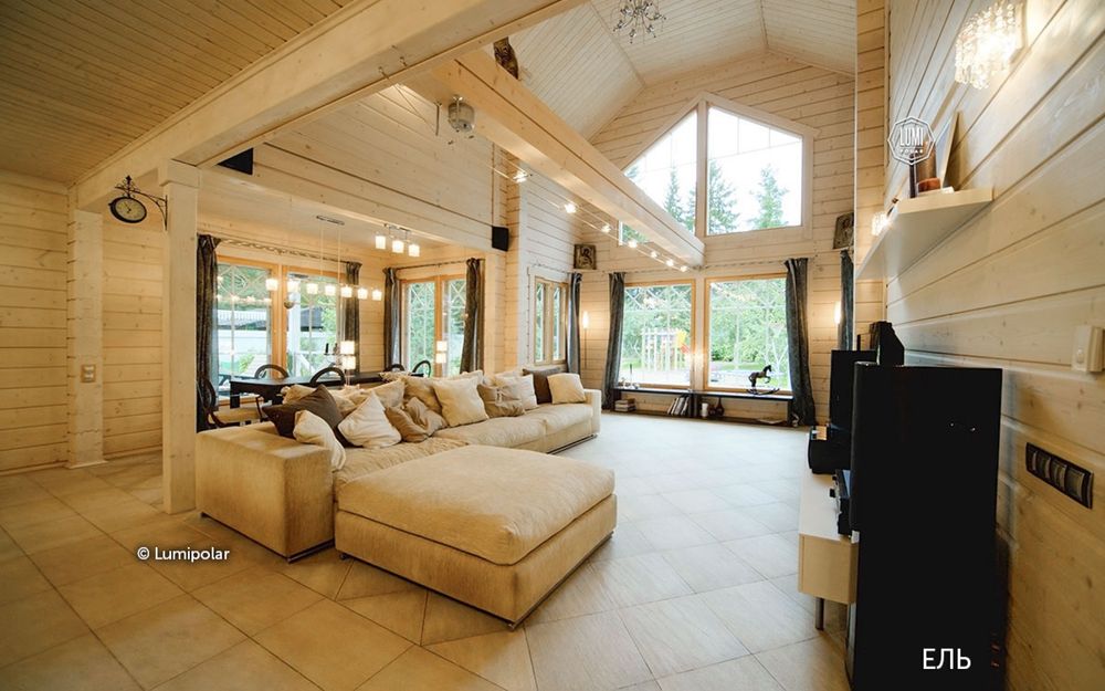 Имитация бруса из северной ЕЛИ | Сорт AB | В наличии | Оптом из РОССИИ