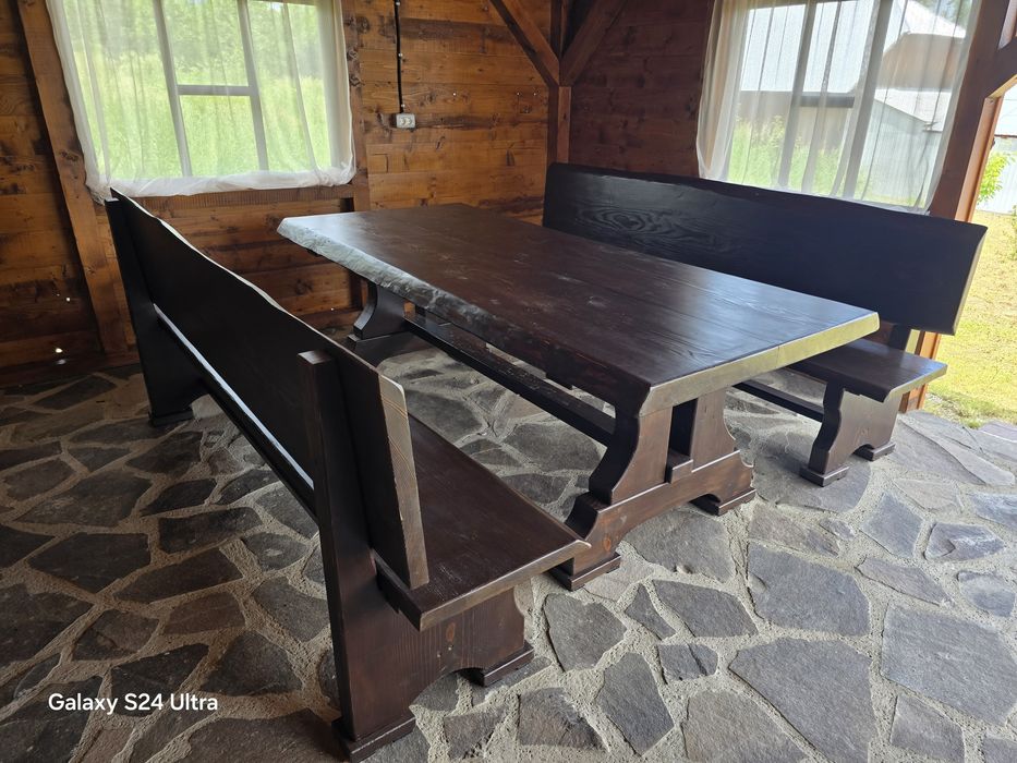 Set Terasă Premium din Lemn Masiv (Brad) – 2.5 Metri