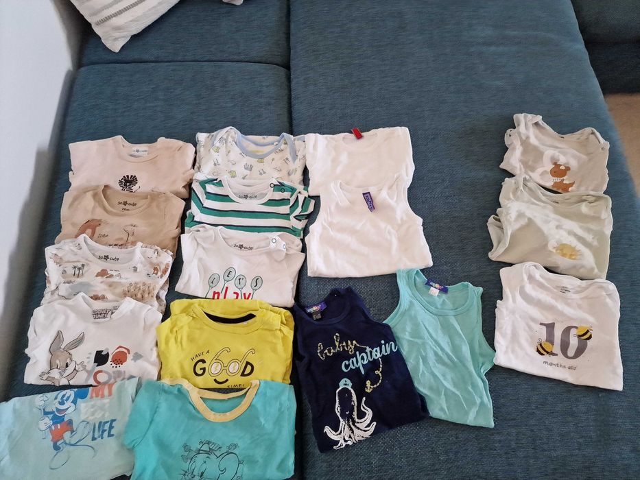 Лот от бебешки дрехи за момче - размер 74/80
