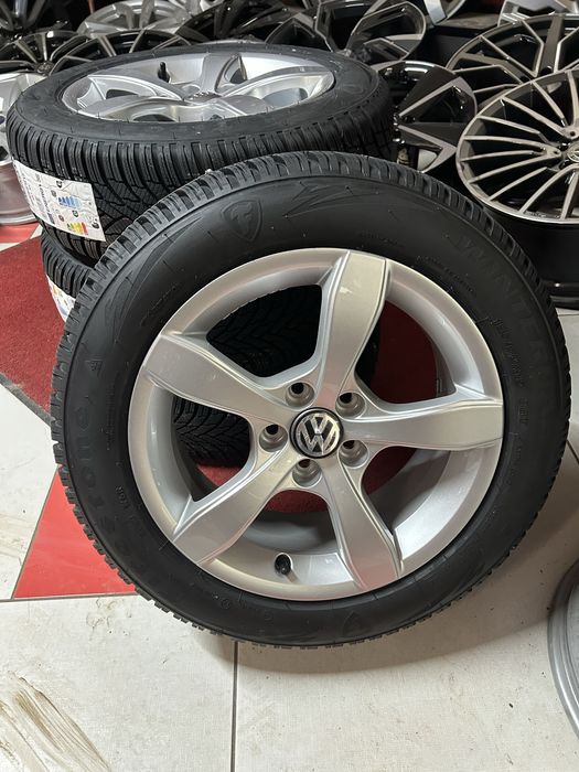 15 цола 5х100 Skoda Scala Fabia VW Polo Audi A1 Зимни Гуми 195/65/15