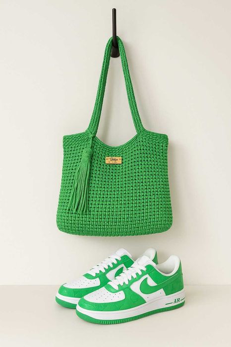 Сумка - Шоппер вязаная крючком