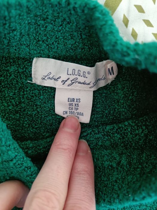 Pulover H&M, S, verde, dama