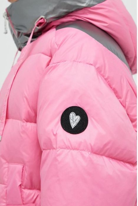 Пухено яке Mos Mosh в розово със зимна изолация