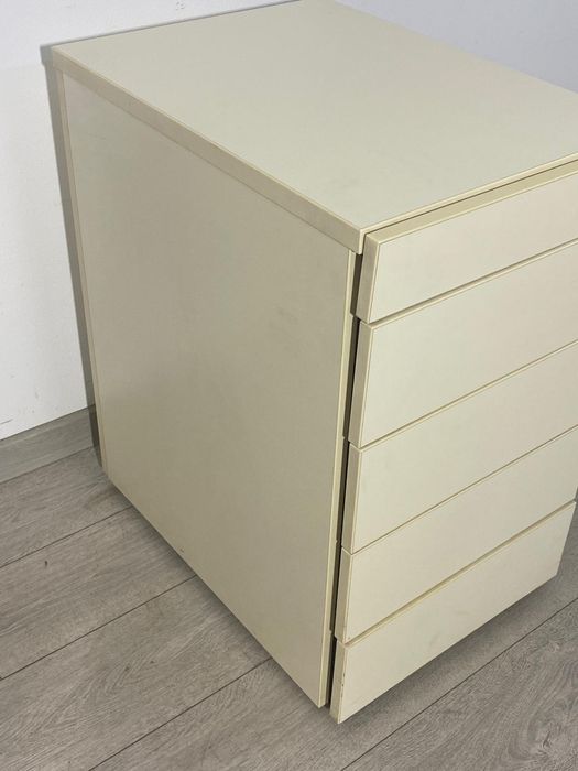 Rollbox cu 5 Sertare 43X60 cm; Mic Dulap Birou Cub; Noptieră