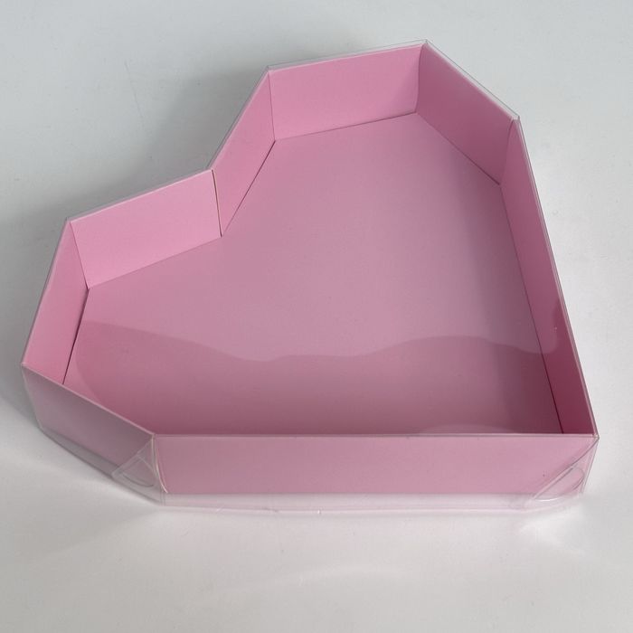 коробка для клубники в шоколаде в форме сердца