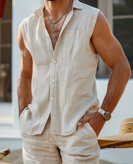 Рубашка без рукавов