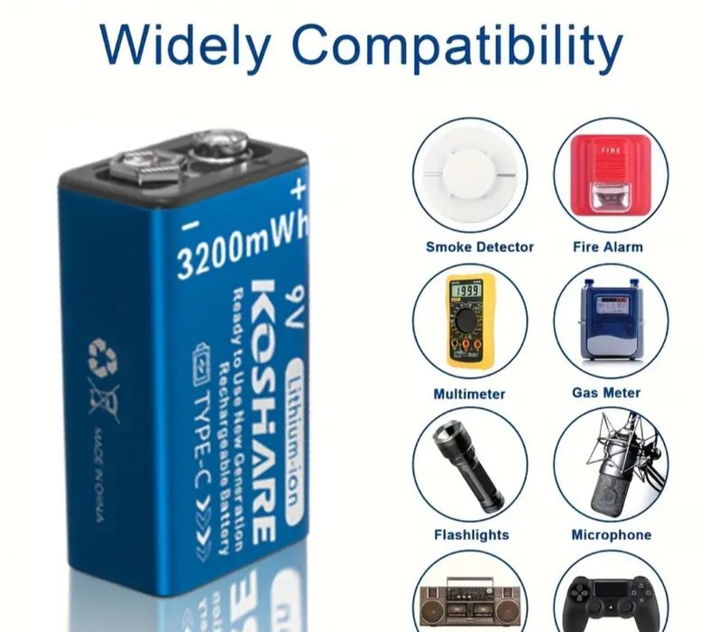 9 V акумулаторна батерия