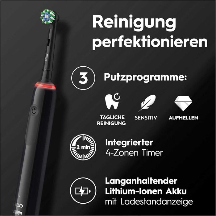 Oral-B Pro Series 3 Електрическа четка за зъби, + 3 резервни глави