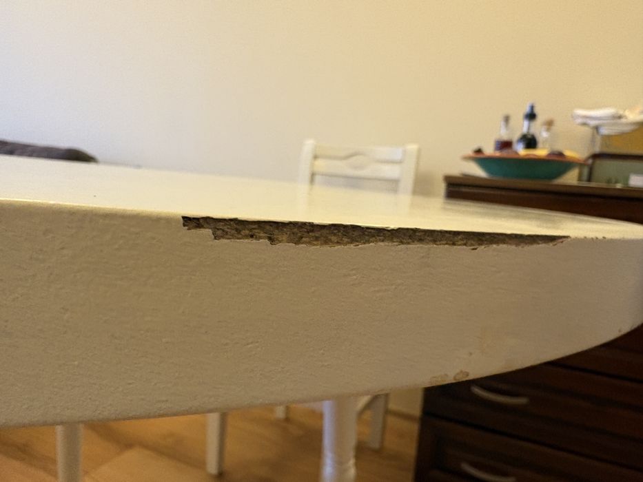 Кухненска маса кръгла разтегаема