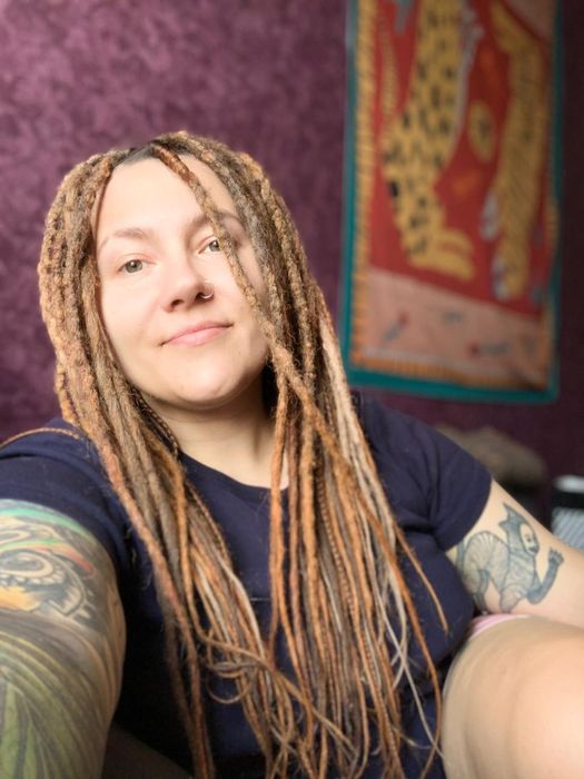 Комплект дред с косами