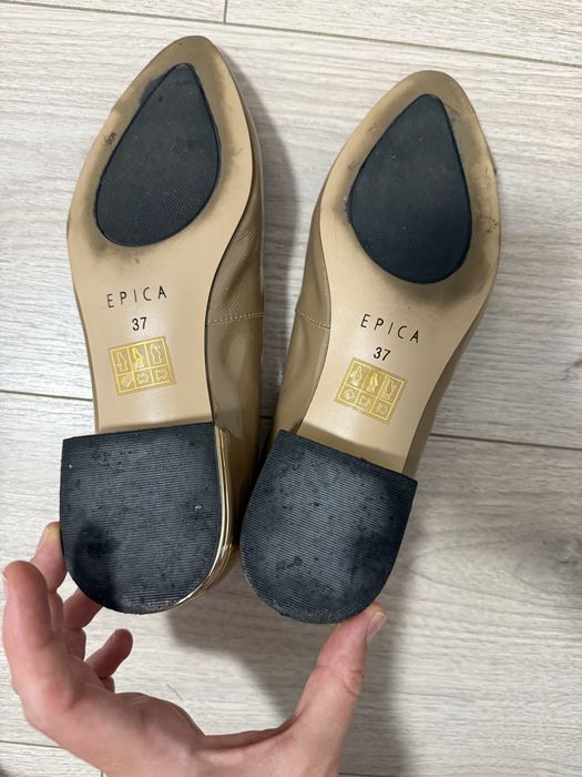 Balerini piela naturala lacuita Epica, marime 37