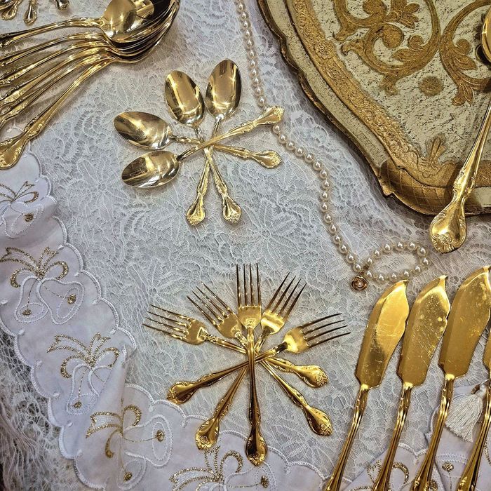 Позлатени прибори Solingen 23/24 карата