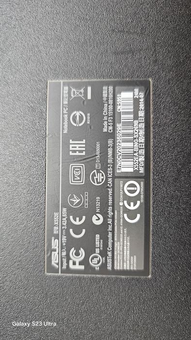 Laptop Asus X552E