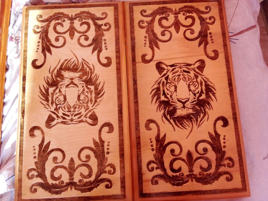 Нарды , шахматы ручная работа