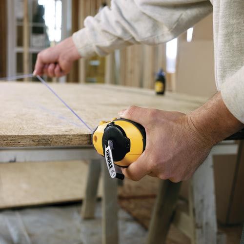 Зидарска чертилка Dewalt DWHT47373L /30м Синя Боя