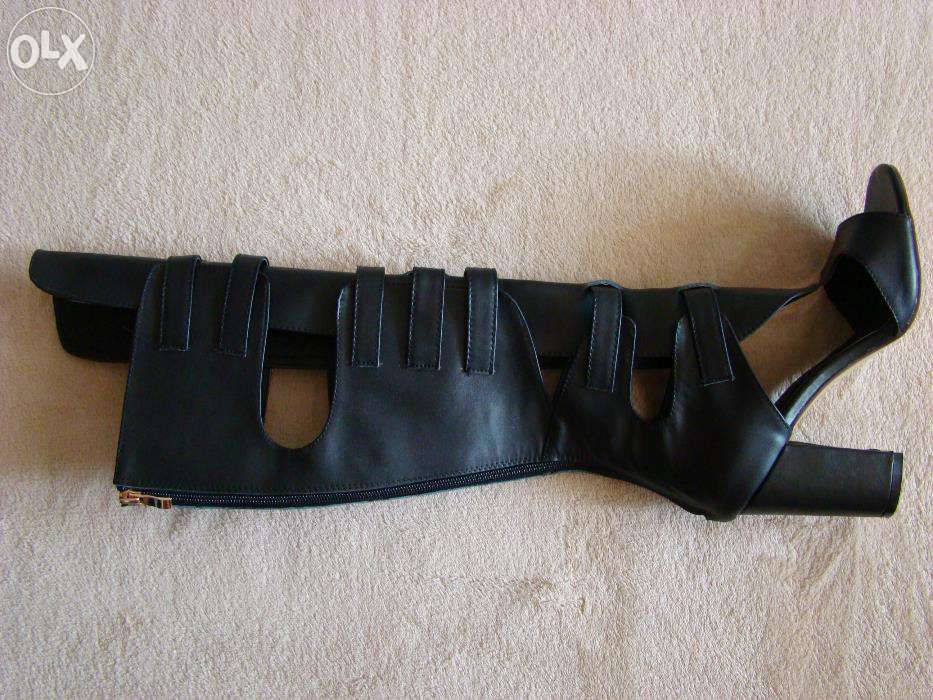 Sandale cizme din piele
