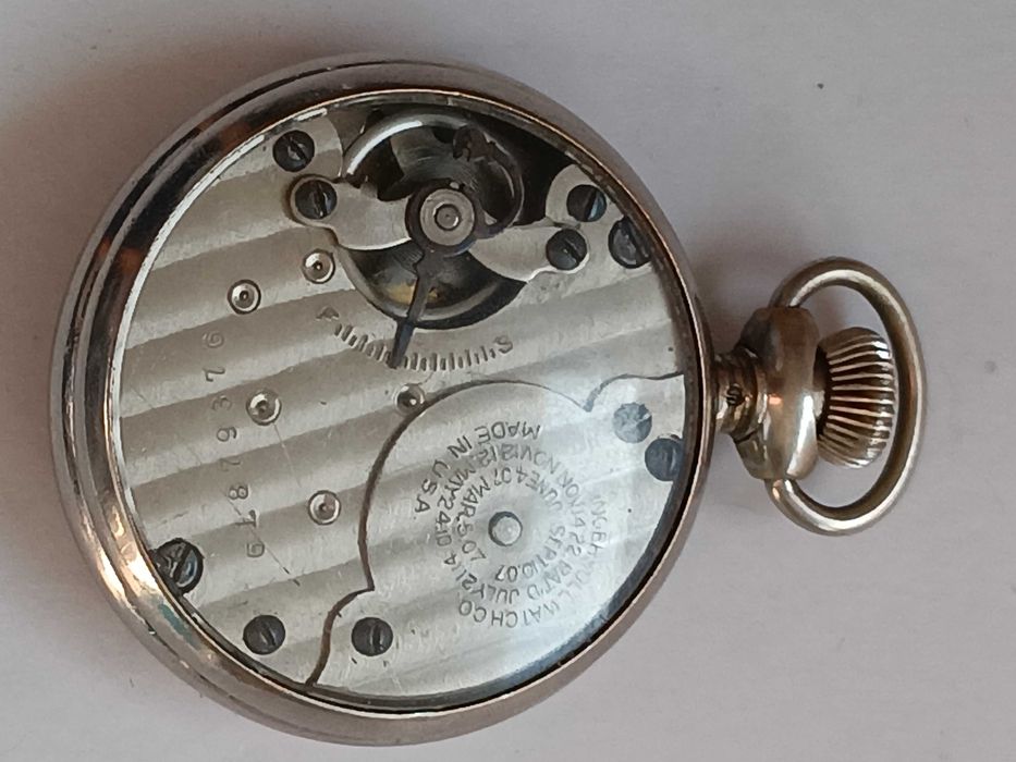 Ceas mecanic militar Ingelsoll Midget Radiolite, made in U.S.A anii 20