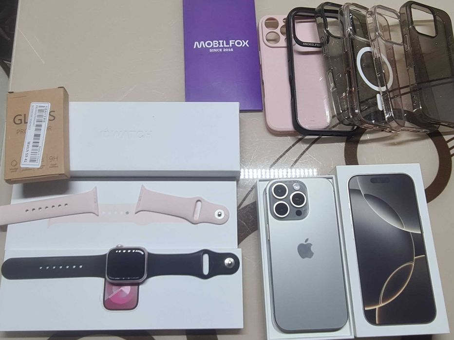 iPhone 16 Pro Natural Titanium 256Gb 95%baterie /in garantie IMPECABIL