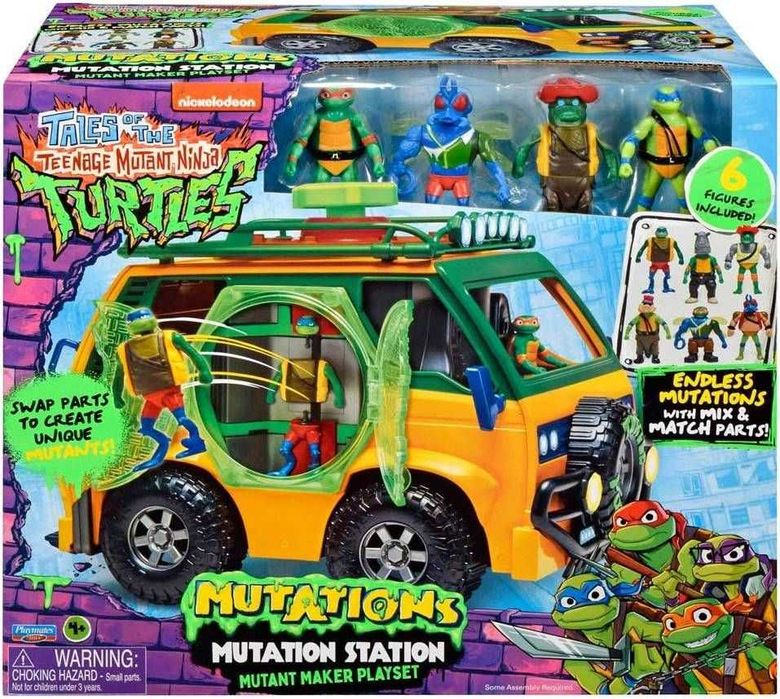 Костенурките нинджа TMNT Станция за мутация - ван