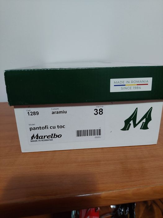 Pantofi Marelbo din piele