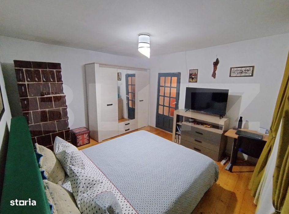 Casa P, 90 mp, 516 mp teren, deschidere 20 m, zona Romanesti - Bucura