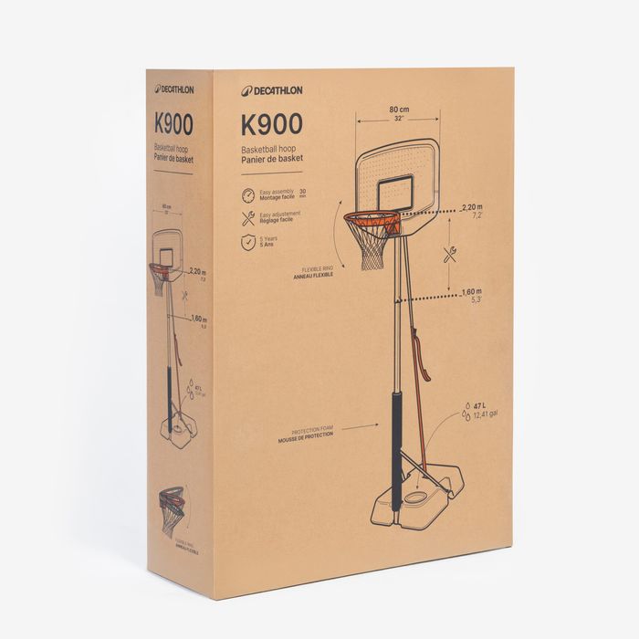 Coș Baschet cu structură de susținere - produs resigilat Decathlon