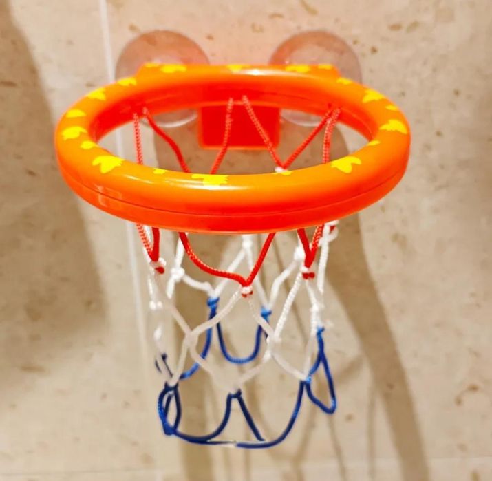 Мини баскетболен кош с вендузи + 3 топки