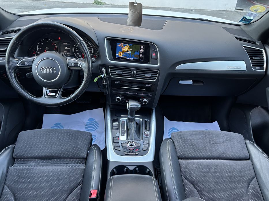 Audi Q5 SLine/2016/Facelift/Quattro/2.0 Tdi 190cp/Euro6/Cutie automata/Plafon panoramic/Anvelope NOI 2026/Camera marsarier/PieleAlcantara/Garantie